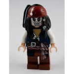 Minifig poc012 : Capitaine Jack Sparrow (squelette)
