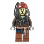 Minifig poc029 : Capitaine Jack Sparrow (vaudou)