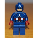 Minifig sh014 : Captain America (Costume bleu foncé)