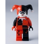 Minifig sh024 : Harley Quinn (Mains rouge et noire)
