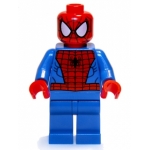 Minifig sh038 : Spider-Man (Motif toile d'araignée noir)
