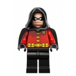 Minifig sh059 : Robin (Cagoule et cape noires) (10937)