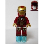 Minifig sh072a : Iron Man (Armure Mk. 42, tête blanche)