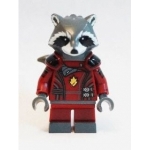 Minifig sh090 : Rocket Raccoon (tenue rouge sombre)