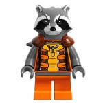 Minifig sh122 : Rocket Raccoon (Tenue orange)