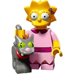 Minifig sim025 : Lisa Simpson et Boule de Neige II