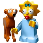 Minifig sim026 : Maggie Simpson et Petit papa Noël