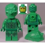 Minifig spd005a : Bouffon Vert (Support autour du cou)
