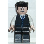 Minifig spd017 : J. Jonah Jameson (gilet avec cravate rayée)