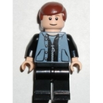 Minifig spd031 : Peter Parker 3 (Veste bleu clair, jambes noires)