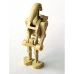 Minifig sw001a : Droïde de combat (beige avec plaque arrière)