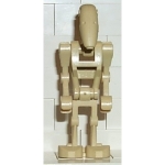 Minifig sw001b : Droïde de combat (beige sans plaque arrière)