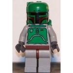 Minifig sw002a : Boba Fett (gris bleuté)