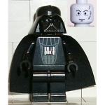 Minifig sw004a : Dark Vador (tête gris bleuté clair)