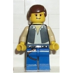Minifig sw014 : Han Solo (jambes bleues)