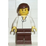 Minifig sw015 : Han Solo (jambes marrons sans étui revolver)