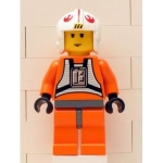 Minifig sw019a : Luke Skywalker (hanche gris bleuté foncé)
