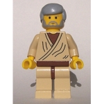 Minifig sw023a : Obi-Wan Kenobi (cheveux gris bleuté clair) (4501)