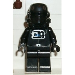 Minifig sw035 : Pilote TIE Fighter (tête marron)