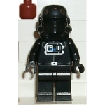 Minifig sw035a : Pilote TIE Fighter (tête brun rougeâtre)