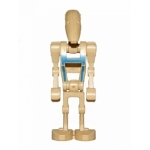 Minifig sw065 : Droïde de combat pilote (torse bleu et marque bleue)