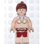 Minifig sw085 : Princesse Leia (tenue d'esclave de Jabba, peau claire)