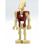 Minifig sw096 : Droïde de combat de sécurité (bras droit, torse rouge foncé)