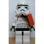 Minifig sw109a : Stormtrooper (épaulette, tête noire)