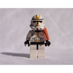 Minifig sw128 : Soldat clone (marques jaunes, épaulière)