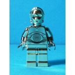 Minifig sw158 : C-3PO (doré, 30ème anniversaire)