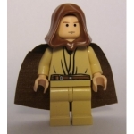 Minifig sw173 : Obi-Wan Kenobi (jeune, capuche et cape, peau claire, jambes beiges)