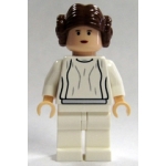 Minifig sw175 : Princesse Leia (robe blanche, peau claire)