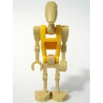 Minifig sw184 : Commandant droïde de combat (bras droit et torse jaune)