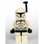 Minifig sw200a : Soldat clone (casque noir avec antenne)