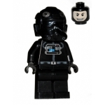 Minifig sw268a : Pilote TIE Fighter (tête avec visage)