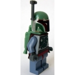 Minifig sw279 : Boba Fett (casque en 2 pièces, jetpack)