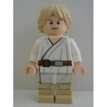 Minifig sw335 : Luke Skywalker (Tatooine, tête avec viseur gris)