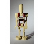 Minifig sw347 : Droïde de combat de sécurité (bras droit, motif à points sur le torse)