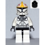 Minifig sw355 : Pilote clone (tête noire)