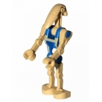 Minifig sw360 : Droïde de combat pilote (torse bleu, marque beige et bras droit)