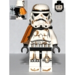 Minifig sw364 : Stormtrooper (épaulette orange, recycleur, tâches, tête avec visage) (9490)