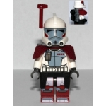 Minifig sw377 : Soldat clone d'élite ARC (avec jetback) (9488)