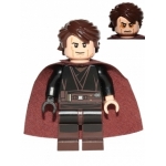 Minifig sw419 : Anakin Skywalker (visage Sith, cape) (9526)