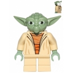 Minifig sw446 : Yoda (cheveux blancs)