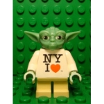 Minifig sw465 : Yoda (NY I love) (Toy Fair 2013)