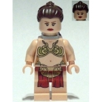 Minifig sw485 : Princesse Leia (tenue d'esclave de Jabba) (75020)