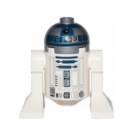 Minifig sw527 : R2-D2 (tête argent, motifs bleu foncé)