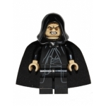Minifig sw595 : Empereur Palpatine (tête et mains beiges)