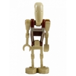 Minifig sw600 : Droïde de combat de sécurité (bras droit, motif uni sur le torse)