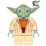 Minifig sw685 : Yoda (cheveux blanc)